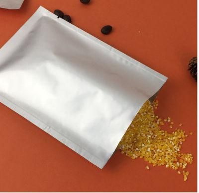 Blank Plastic Bag Metallic Mylar Ziplock Stand Valve Bag Resealable Aluminum Foil Custom Print Ziplock Snack Powder Bag