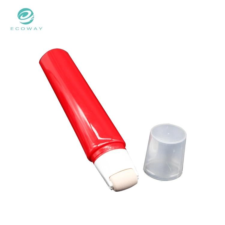 Squeeze Cosmetic Packaging Sponge Roller Plastic Tube for Bb Cream