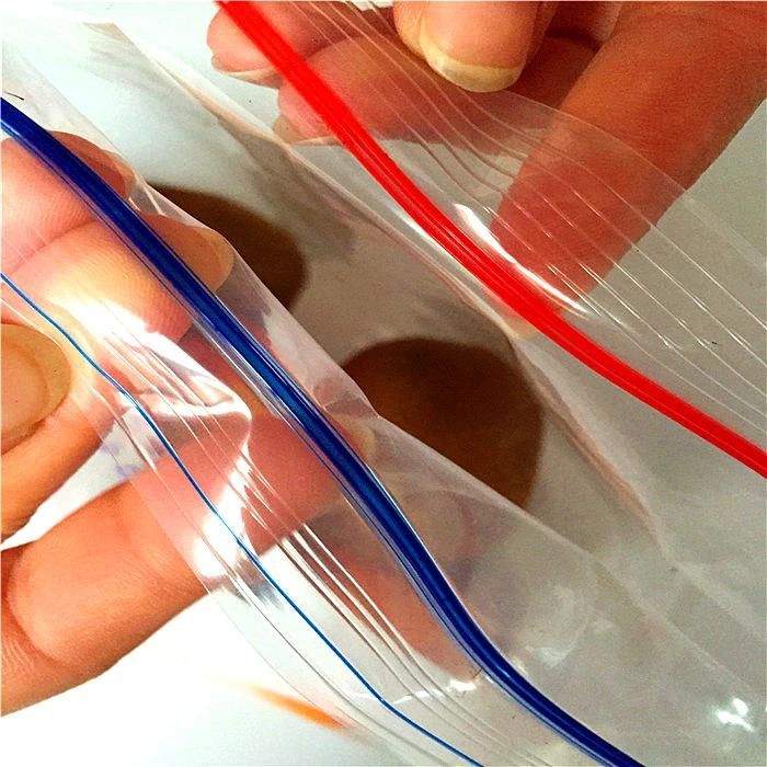 Transaprant Single Color Zipper Zip Lock Extra Large Ziploc Bag