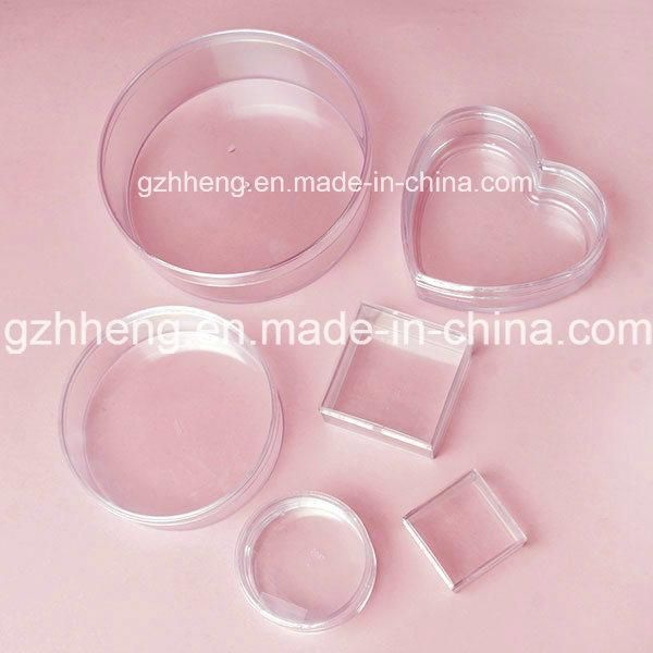 Plastic PET  Custom Cosmetic  Transparent Eyelash Packaging Box