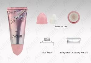 D40mm Sakura Pink High Glossy Laminated Tubes Cosmetic Packaging Tubes