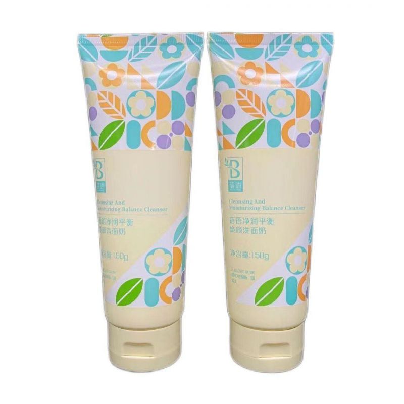 L Customizable White Plastic Cosmetic Tube Hand Cream Packaging Tube with Flip-Cap