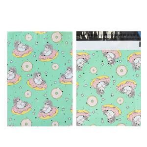 Unicorns Teal Sea Green Designer Poly Mailers Cute Gifts Boutique Shipping Envelope Mailing Bags with Self Adhesive Strip