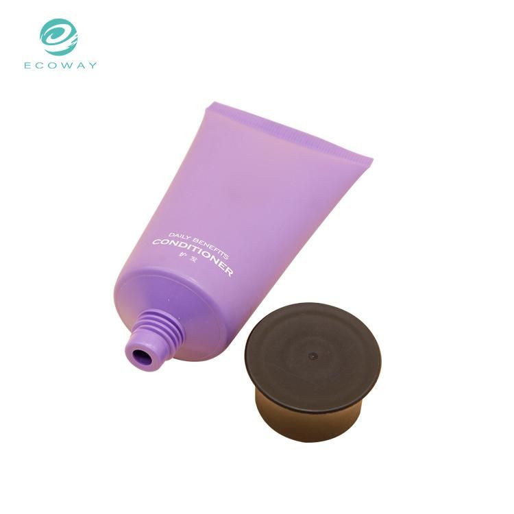 High Quality Hair Conditioner Plastic PE Cosmetic Tube with Doctor Cap