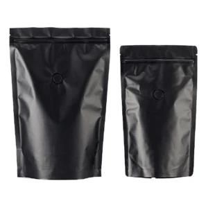 Custom Logo Aluminum Coffee Bag Stand up Flat Bottom Coffee Bag for Home