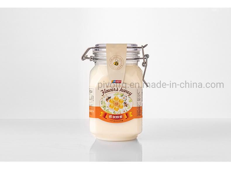 250g 8oz Plastic Honey Bottle with Wire Clasp for Packing Honey