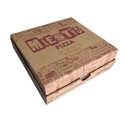 10/12/14/16 Inches Size Custom Logo Paper Pizza Box