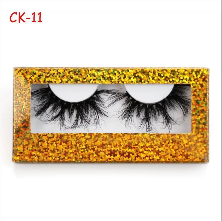 10-Color Eyelash Card Box, New Laser Eyelash Box, a Pair of Window Eyelash Boxes, Eyelash Box Printing Customization