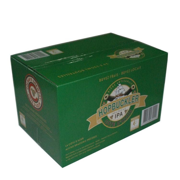 24 Beer Bottles Paper Packing Box with Custom Printing