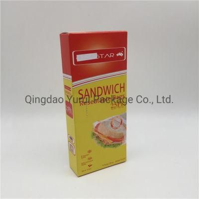 Plastic Sandwich Packaging Food Grade Printing Food Storage Sandwich Bag