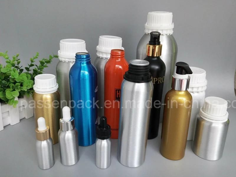 Chinese Manufacture Essential Oil Aluminum Bottle for Cosmetic