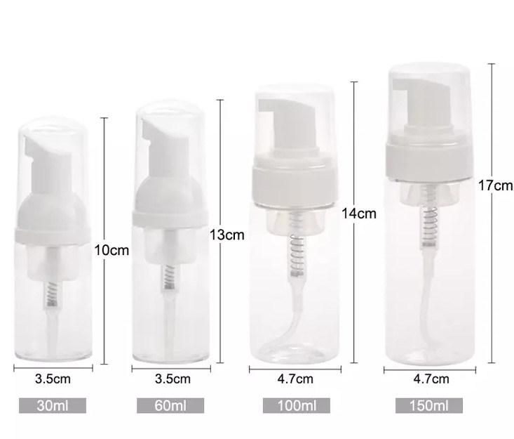 Pet Cosmetic Liquid Soap Dispenser Foam Pump Bottle