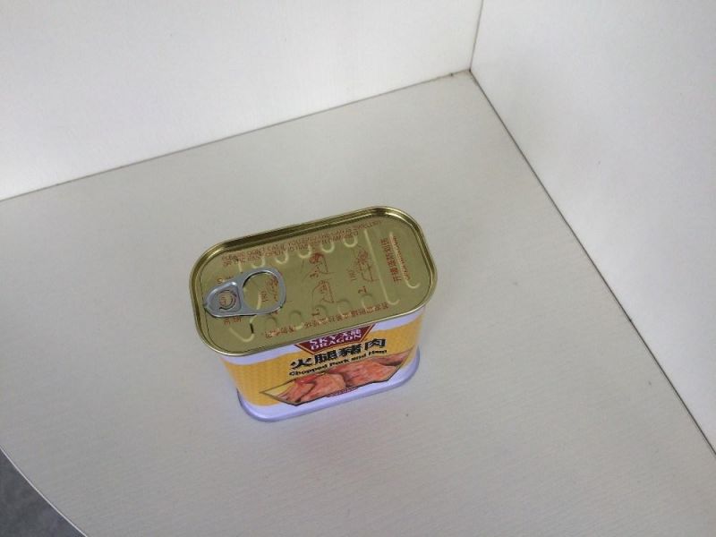 Empty Square Food Can for 340g Luncheon Meat Chopped Pork and Ham