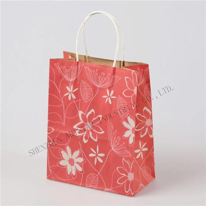 80g, 110g White Kraft Paper Bag Wrapping Paper Bag