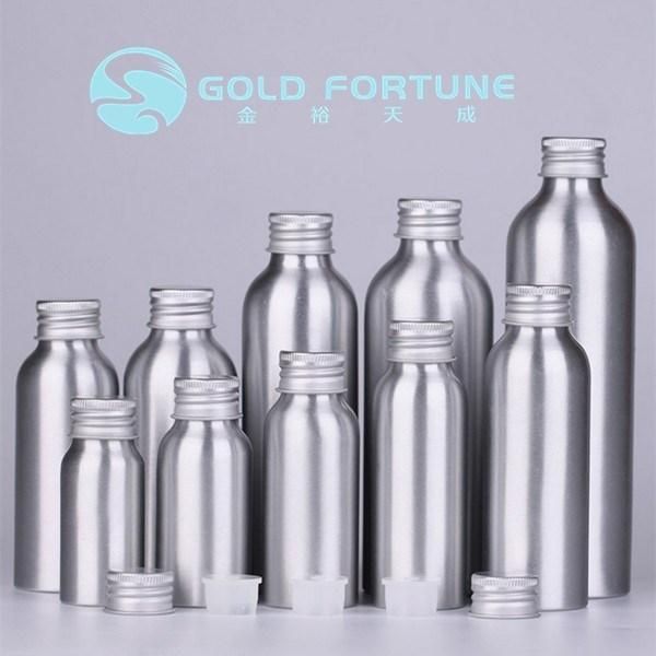 OEM Recyclable Food Grade Aluminum Cosmetic Bottle with Lotion Pump