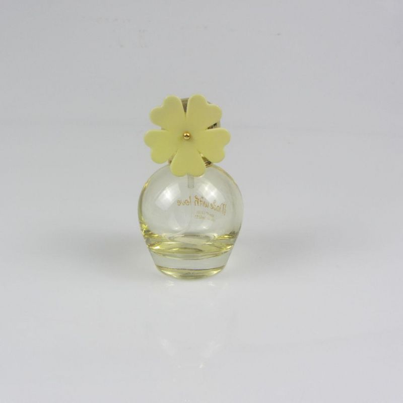 Crimp Pump Sprayer 35ml Glass Perfume Bottle with Painting