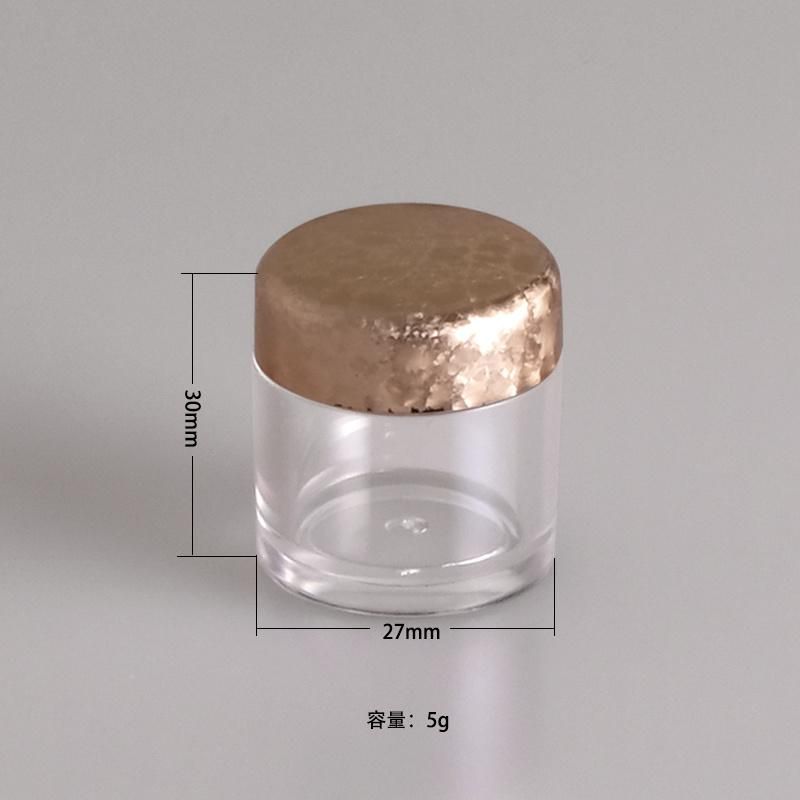 China Supply Empty Plastic Transparent Loose Powder Box for Loose Powder Acrylic Powder