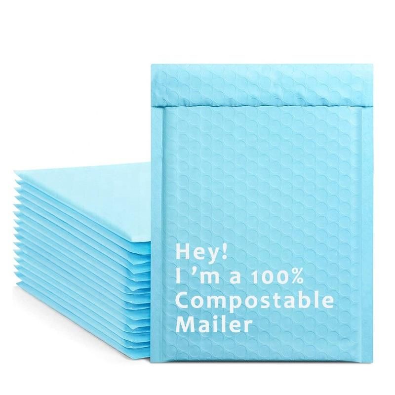 Biodegradable Bubble Padded Shipping Envelopes Poly Compost Bubble Mailers