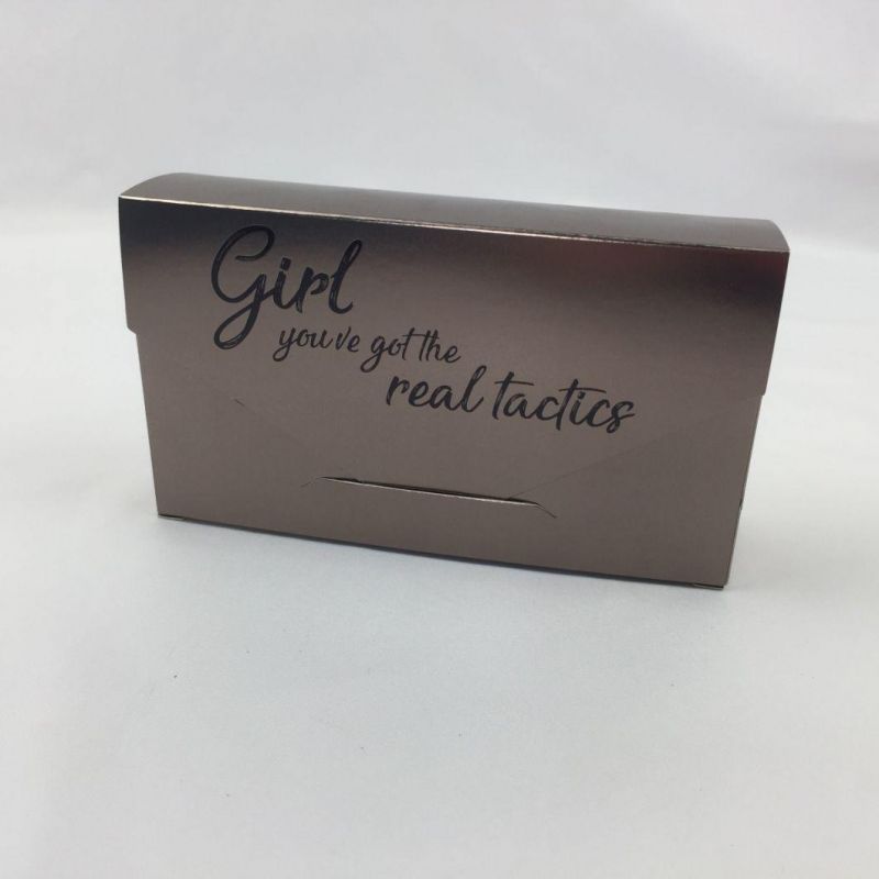 Good Quality Custom Silver Artpaper UV Printing Cosmectic Paper Box for Skin Care