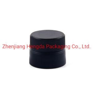 Black PP PE Plastic Combination Cap