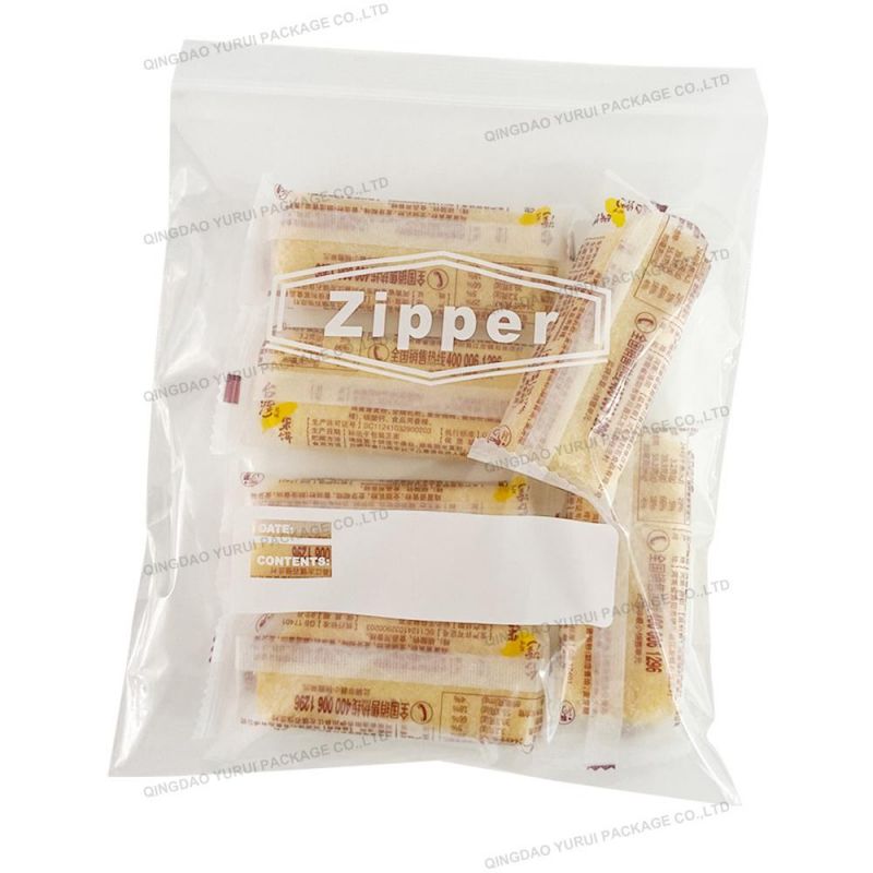 PE Plastic Zip Lock Packaging 4" X 9" Reclosable Bag