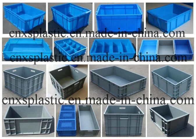 Wholesale 70L Heavy Duty Solid Moving Plastic Stacking Boxes with PP Material