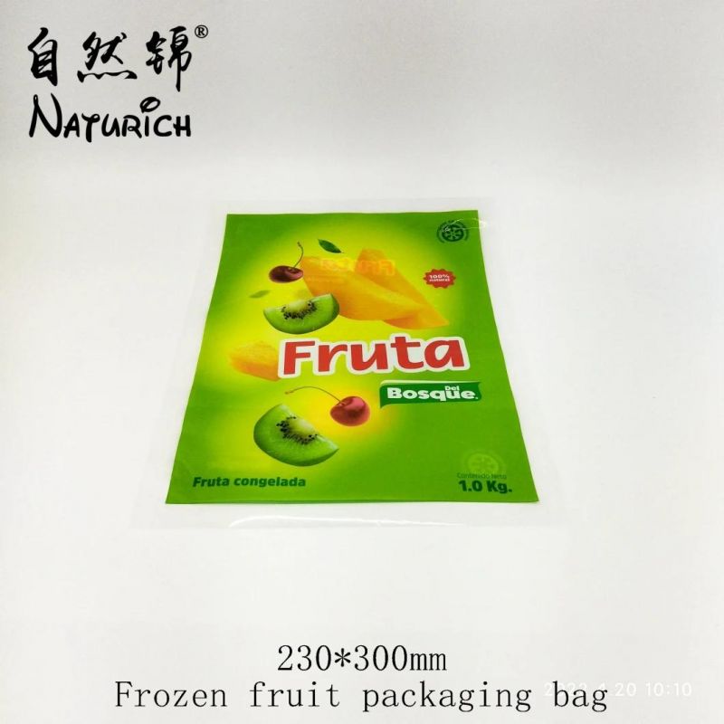 1kg Frozen Pina/Pineapple/Bromel Packaging Plastic Bag Food Packing Mylar Pouches