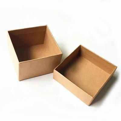 Customized Design Daily Necessities Packing Gift Natural Kraft Paper Box