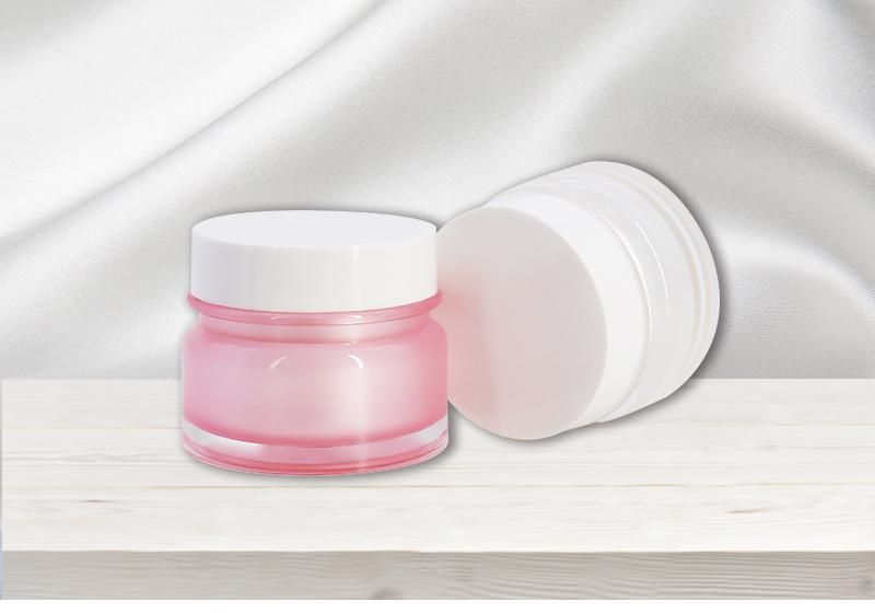 Cosmetics Packaging 30g 50g Pink Premium Cream Jar