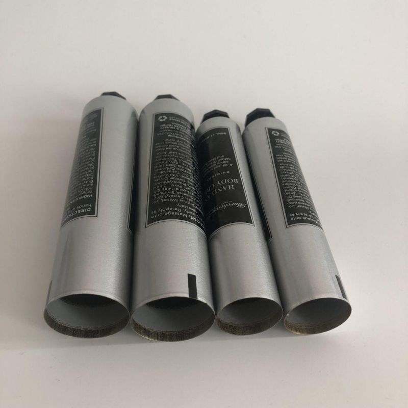 High Class Custom Logo Aluminum Collapsible Tube for Packing Cosmetic Lotion