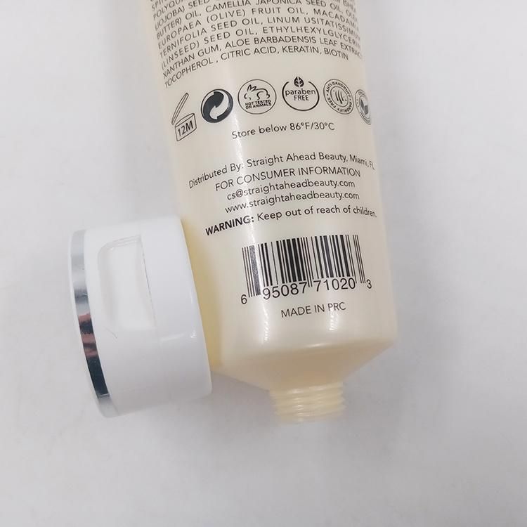 Empty Plastic Facial Cleanser Tube Lotion Cosmetic Packaging Tube