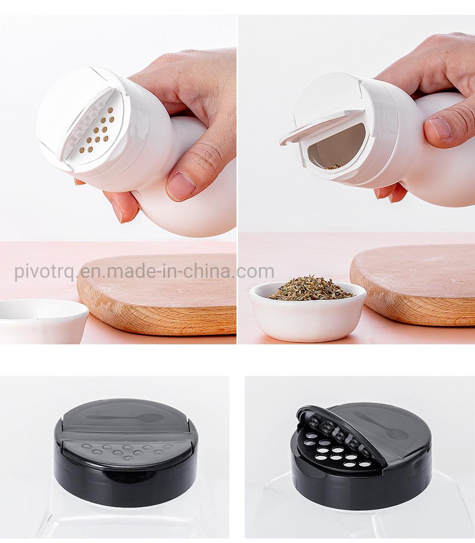240ml 660ml 8oz 22oz HDPE Condiment Shaker for Salt Spices Plastic Jar Seasoning Bottle