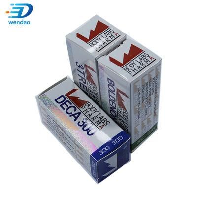 Holographic Laser Paper Packaging Box Vial Packaging Box for 10ml 20ml Vial