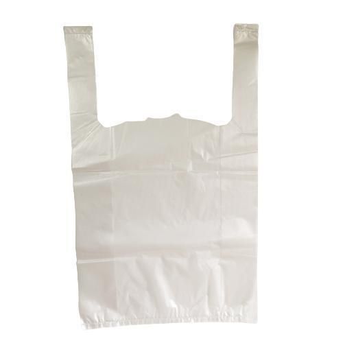 Wholesale Translucent Plastic Retail Bags Handle PE Shopping Bag