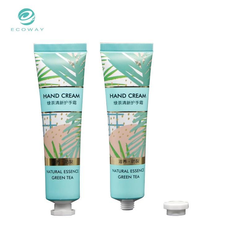 Personal Care Hand Cream Aluminium Laminated Tubes with Octagonal Cap