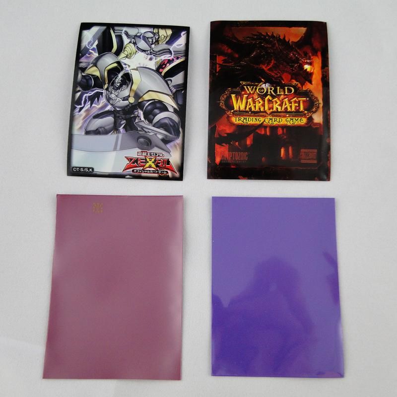 Factory Customized High Quality Plastic Transparent Game Card Sleeves