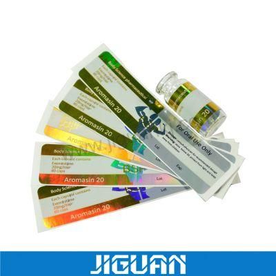 Medecine Packaging Adhesive Hologram Pharmaceutical Steroid Label