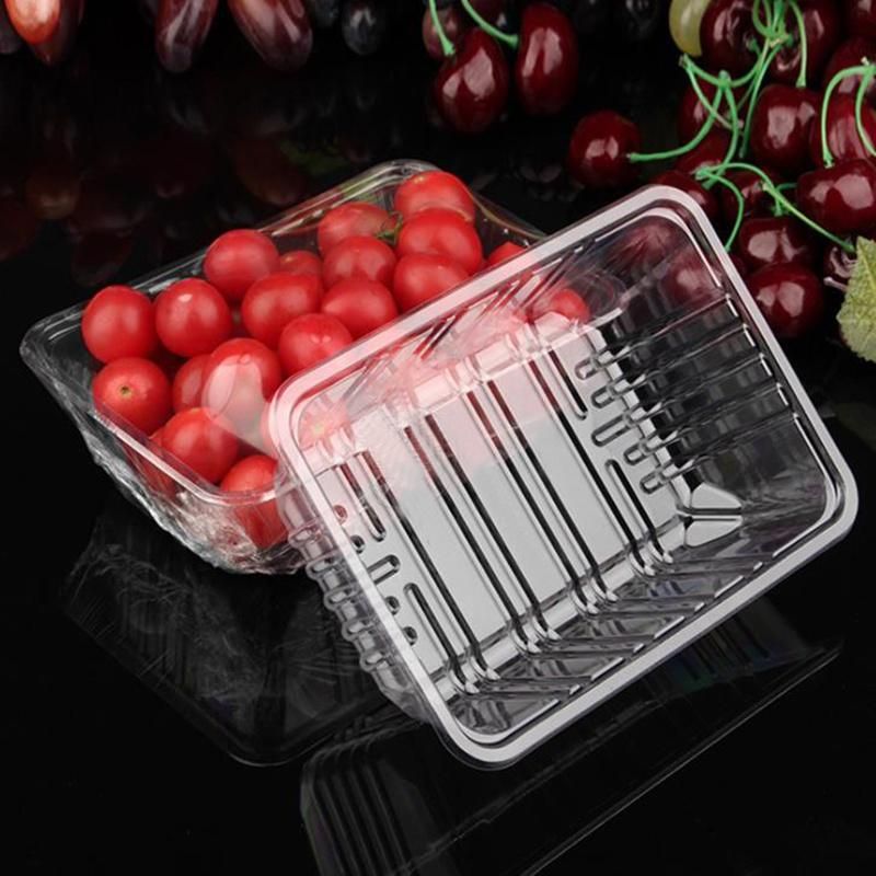 Rectangular Packing Blister Meat Fruit Food Packaging Plastic Tray Wholesale