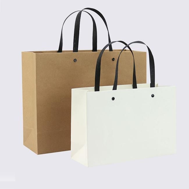 High Quality Recycled Kraft Paper Carrier Bag