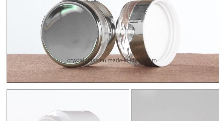 Pearl White 30g 50g Pearl White Glass Bottle for Cosmetic