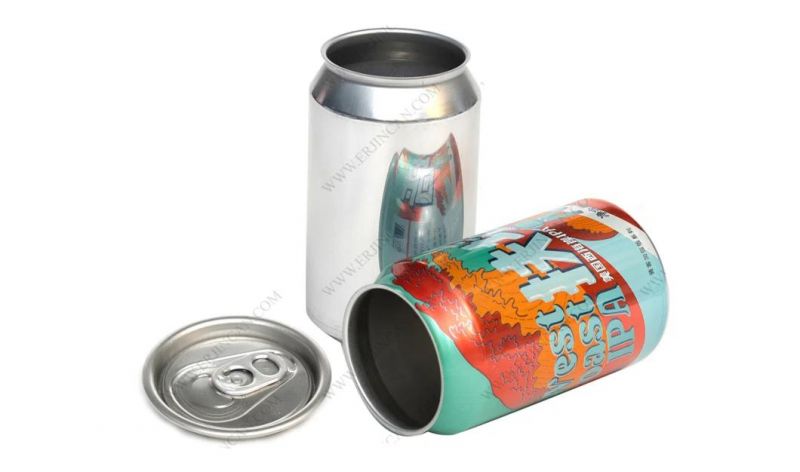 Standard 330ml Aluminum Beverage Can with Lids