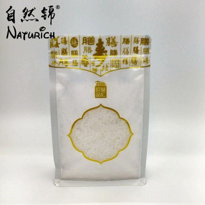 Square Bottom Food Packaging Zipper Bag with Clear Window