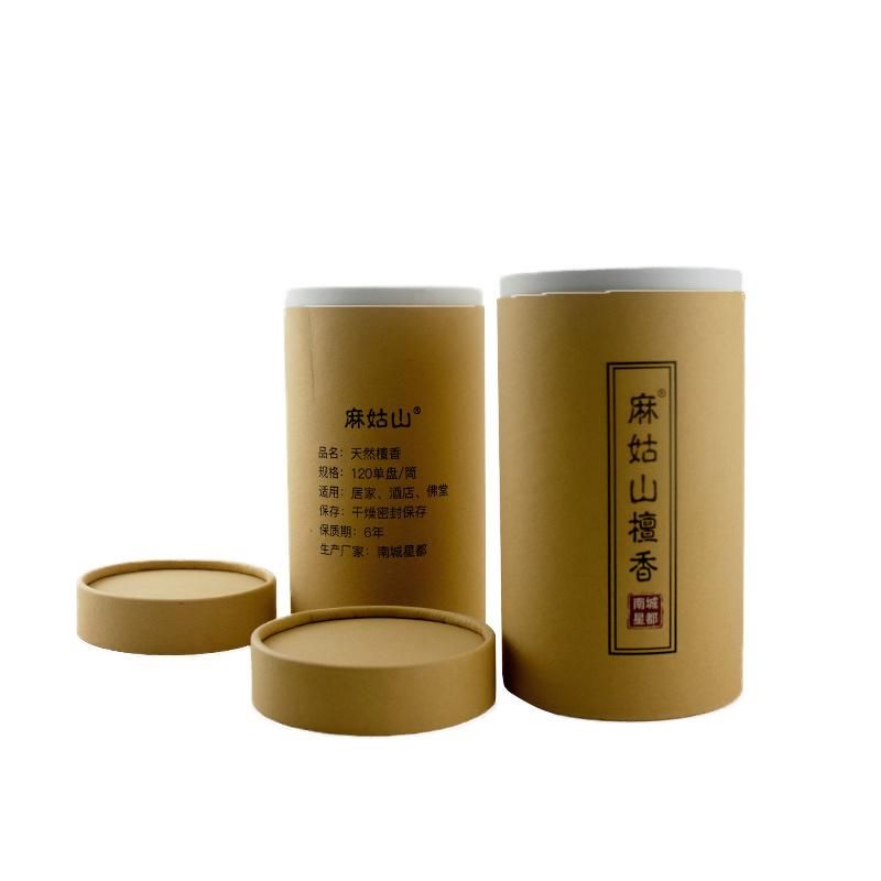 Wholesale Recycled Round Paper Tube Flower Tea Packaging Gift Box