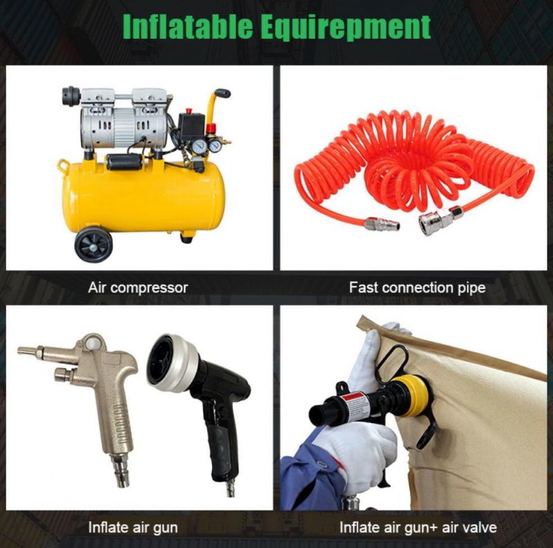 900*1200mm Avoid Transport Cargo Damage Inflatable Valve Dunnage Air Bag