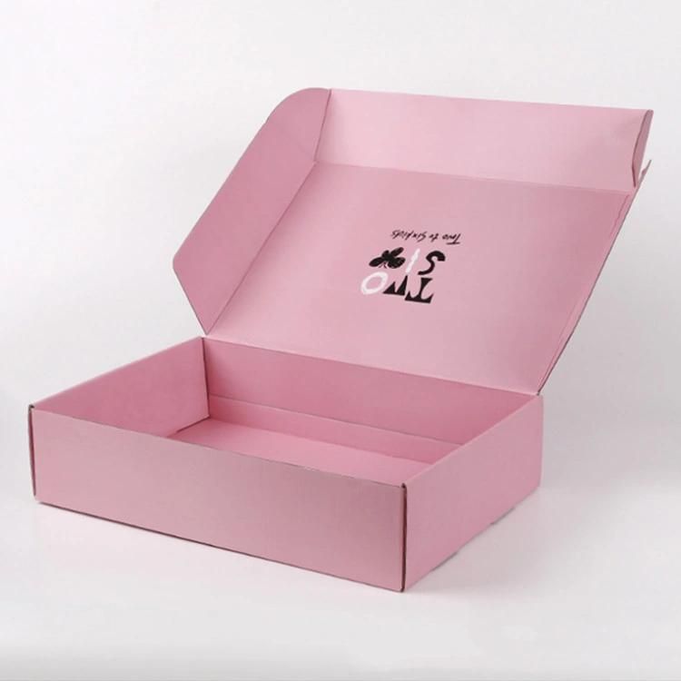 Foldable Paper Shoe Boxes Packaging Corrugated Cardboard