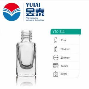 11ml Transparent Glass Nail Polish Bottles