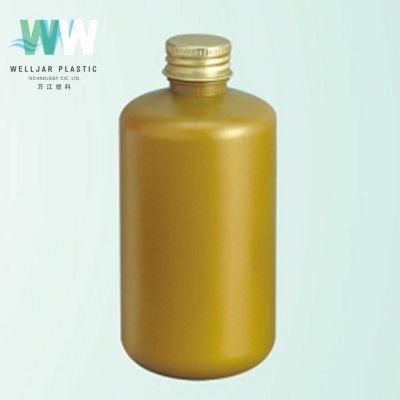 250ml HDPE Promotion Empty Shampoo Plastic Bottle with Aluminum Cap