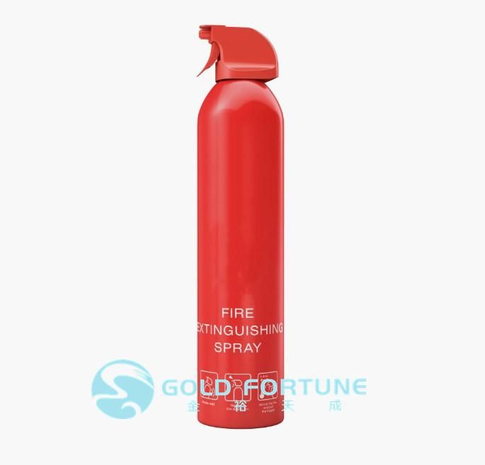 D66 Fire Extinguisher Aluminum Aerosol Can with Acuator