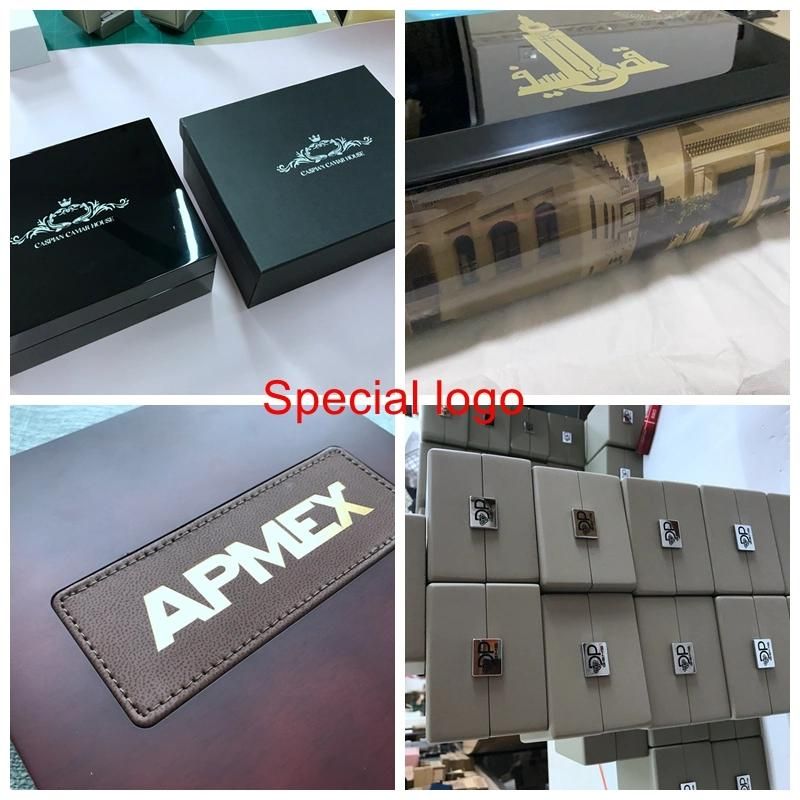 Professional Leatherette Coin Collection Box Customized Wood Medal Packaging Box