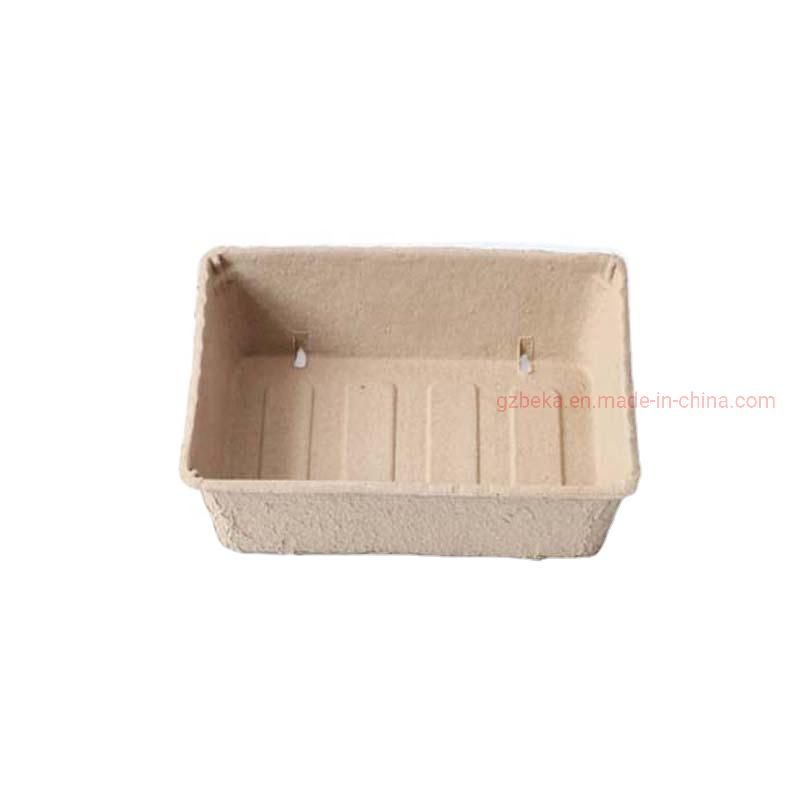 Biodegradable Pulp Molded Fruit Tray Customized Paper Fruit Punnet Recycled Fruit Packaging Paper Vegetable Basket